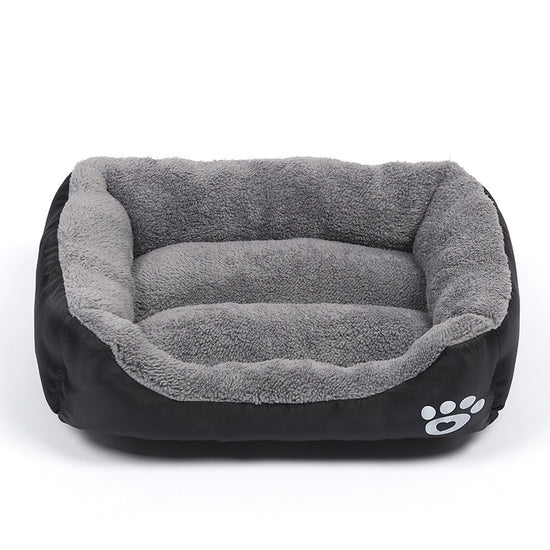 New, soft, and cozy fleece pet bed.