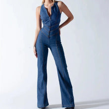 Load image into Gallery viewer, Spring Slim Fit Slimming Fashion Street Retro Style High Waist Denim Jumpsuit
