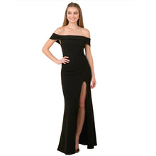 Load image into Gallery viewer, Women&#39;s Fashion Elegant Boat-neck Evening Dress
