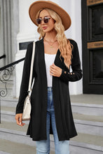 Load image into Gallery viewer, Open Front Long Sleeve Cardigan
