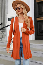 Load image into Gallery viewer, Open Front Long Sleeve Cardigan
