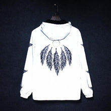 Load image into Gallery viewer, Wings printed thin reflective jacket
