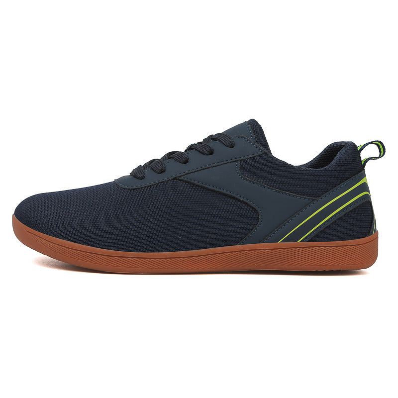 Men's Breathable Soft Sole Fly Woven Sports Shoes For Brisk Walking