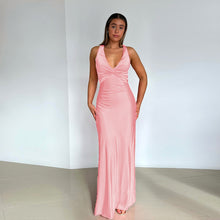 Load image into Gallery viewer, Fashion Personality Slim Fit Satin Dress Women

