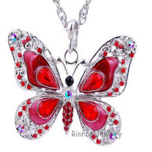 Load image into Gallery viewer, Colorful Butterfly Necklace
