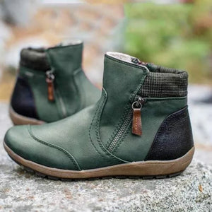 New Short Boots Winter Fashion Leather