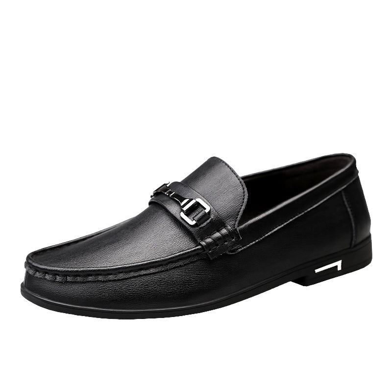 Fashion Male Platform Casual Leather Shoes