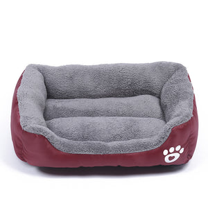 New, soft, and cozy fleece pet bed.