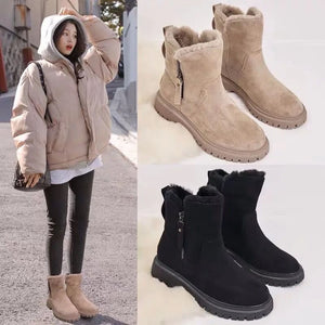 Women's snow boots winter cashmere