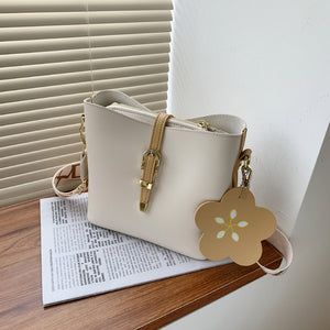 Wide Shoulder Strap Crossbody Bag