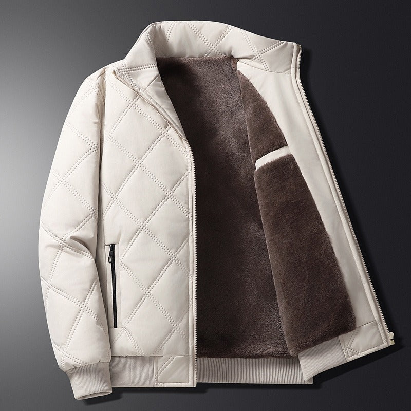 Autumn and winter casual cotton jacket for men,