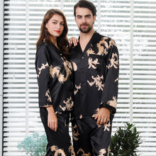 Load image into Gallery viewer, Simulated silk couple sleepwear
