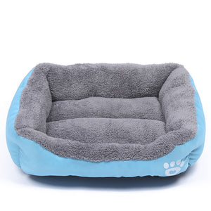 New, soft, and cozy fleece pet bed.