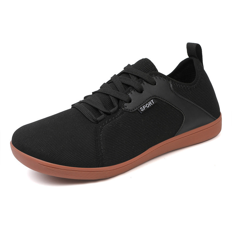 Men's Breathable Soft Sole Fly Woven Sports Shoes For Brisk Walking