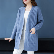 Load image into Gallery viewer, Loose Knitted Shawl Versatile Sweater Coat Women&#39;s
