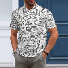 Load image into Gallery viewer, New Men&#39;s Shoulder buttoned polo shirt
