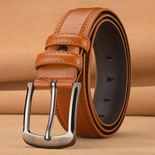 Load image into Gallery viewer, Men&#39;s Pin Buckle Cowhide Belt Business Fashion And Leisure
