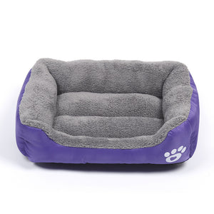 New, soft, and cozy fleece pet bed.