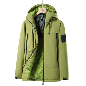 cotton jacket men's autumn and winter thick warm cotton jacket windproof and waterproof jacket