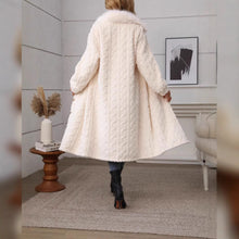 Load image into Gallery viewer, Fashion Three-dimensional Pattern Plush Warm Coat
