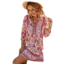 Load image into Gallery viewer, Bohemian casual resort style dress and short skirt for women
