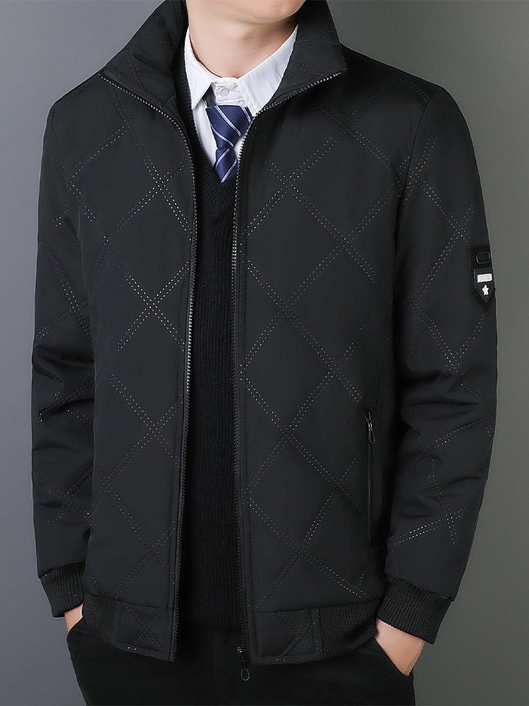 Autumn and winter casual cotton jacket for men,