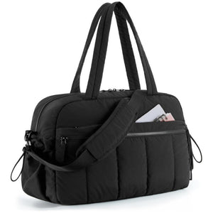 Large Capacity Carry-On Travel Duffel Bag for Women, with Shoulder Strap.