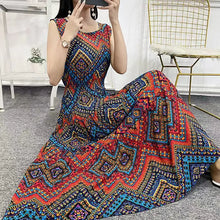 Load image into Gallery viewer, Batik Printed Cotton Dress and Skirt Combo
