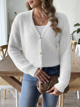 Load image into Gallery viewer, Button Up V-Neck Long Sleeve Cardigan
