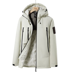 cotton jacket men's autumn and winter thick warm cotton jacket windproof and waterproof jacket