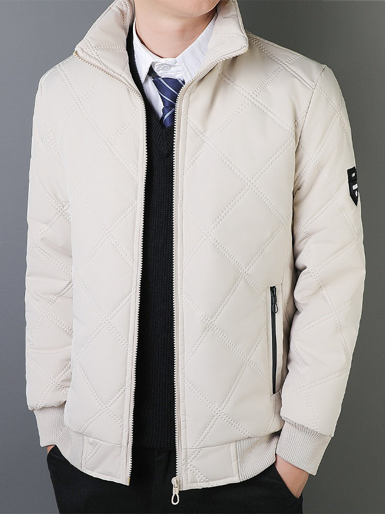 Autumn and winter casual cotton jacket for men,