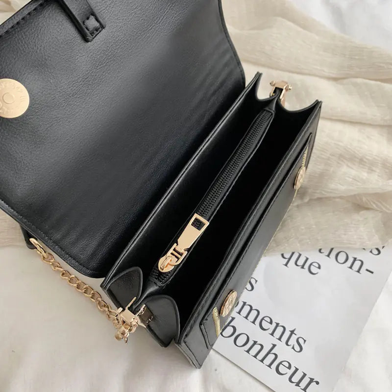 Women's Fashionable Crossbody Bag - Trendy Square Style