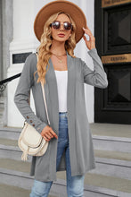 Load image into Gallery viewer, Open Front Long Sleeve Cardigan
