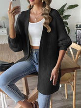 Load image into Gallery viewer, Open Front Long Sleeve Cardigan
