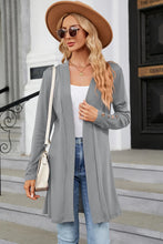 Load image into Gallery viewer, Open Front Long Sleeve Cardigan
