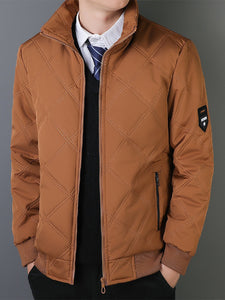 Autumn and winter casual cotton jacket for men,