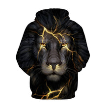 Load image into Gallery viewer, Halloween Couples Men Women 3D Lion Hoodies Sweatshirt
