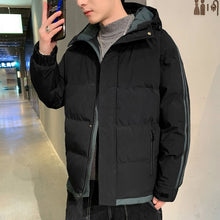 Load image into Gallery viewer, Men&#39;s new cotton coat, autumn and winter hooded cotton jacket
