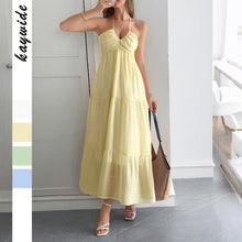 Load image into Gallery viewer, Halter Semi-transparent Dress Women&#39;s Summer
