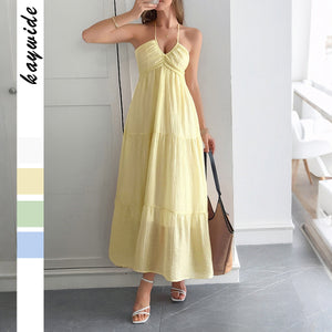 Halter Semi-transparent Dress Women's Summer