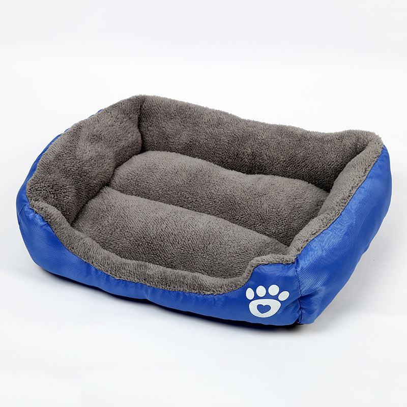 New, soft, and cozy fleece pet bed.