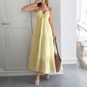 Halter Semi-transparent Dress Women's Summer