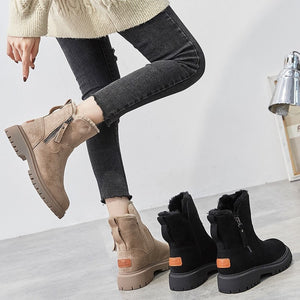 Women's snow boots winter cashmere