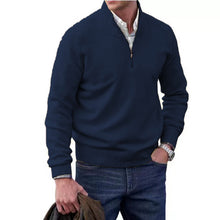 Load image into Gallery viewer, Men&#39;s Zipper Stand up Collar Sweater Wool
