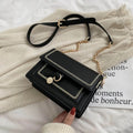 Women's Fashionable Crossbody Bag - Trendy Square Style