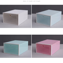 Load image into Gallery viewer, Transparent Plastic Shoe Rack Storage Bins Drawers Combination
