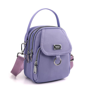 Fashion 3 Layers Women Mini Bag High Quality Durable Fabric