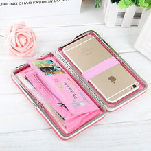 Load image into Gallery viewer, Casual Long Women  Purses Box Wallets Card Holder
