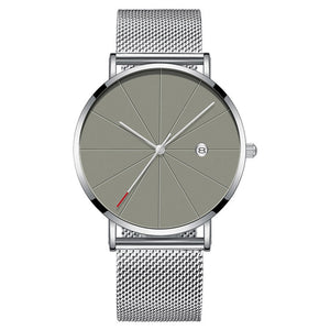 Stainless Steel Quartz Wristwatches Fashion Gold Men Watches Ultra-thin