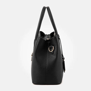 Women PU Leather  Large Tote Bag